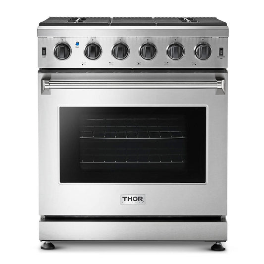Thor 30 Inch Gas Range in Stainless Steel