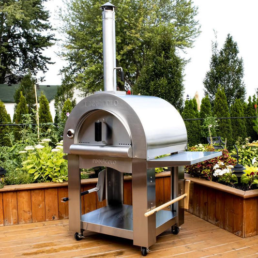 Pinnacolo Premio Wood Fired Outdoor Pizza Oven with Accessories-Novel Home
