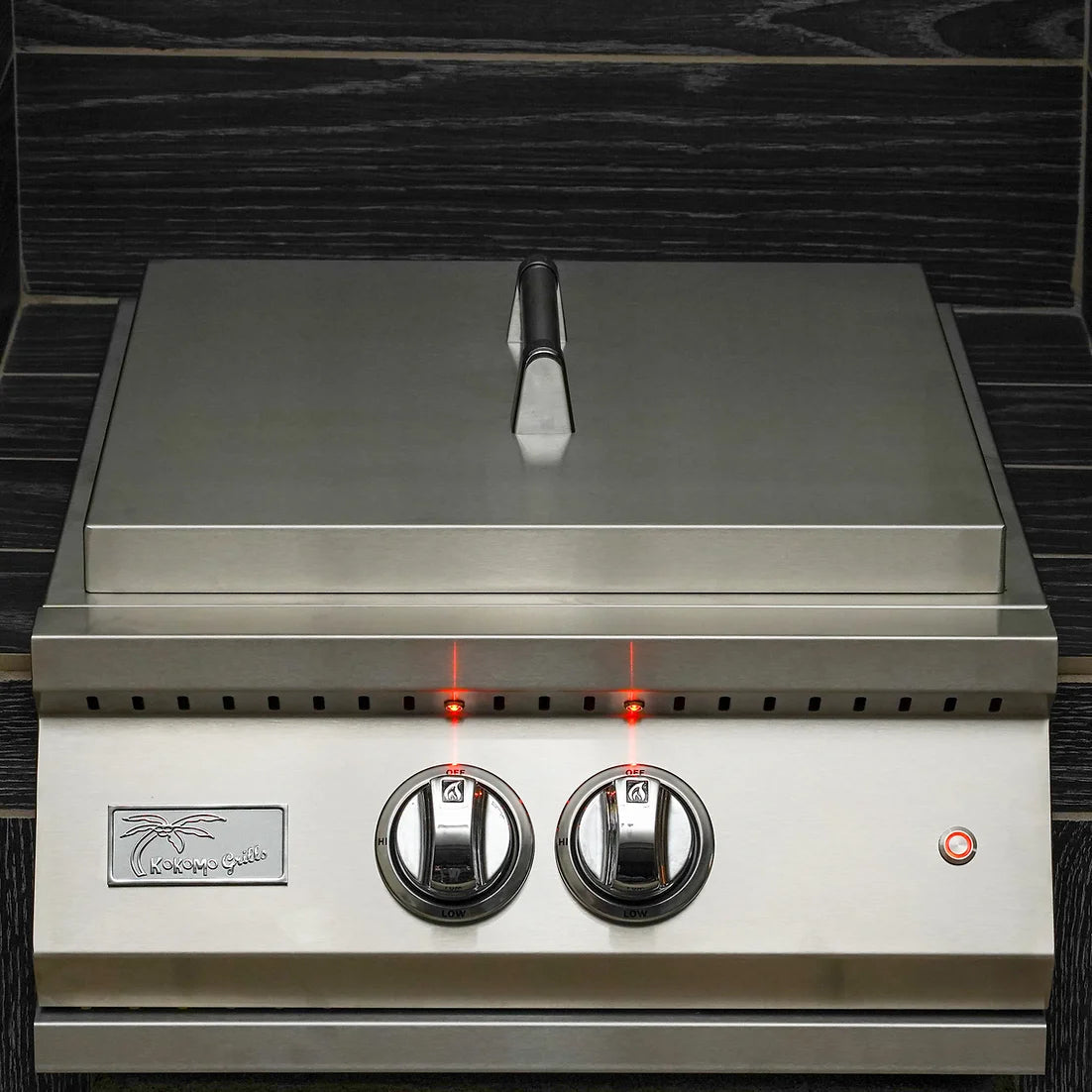 Professional Built-in Power Burner with Led Lights and Removable Grate for Wok-Novel Home