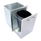 Outdoor Kitchen Stainless Steel Trash/Propane Pull-Out-Novel Home