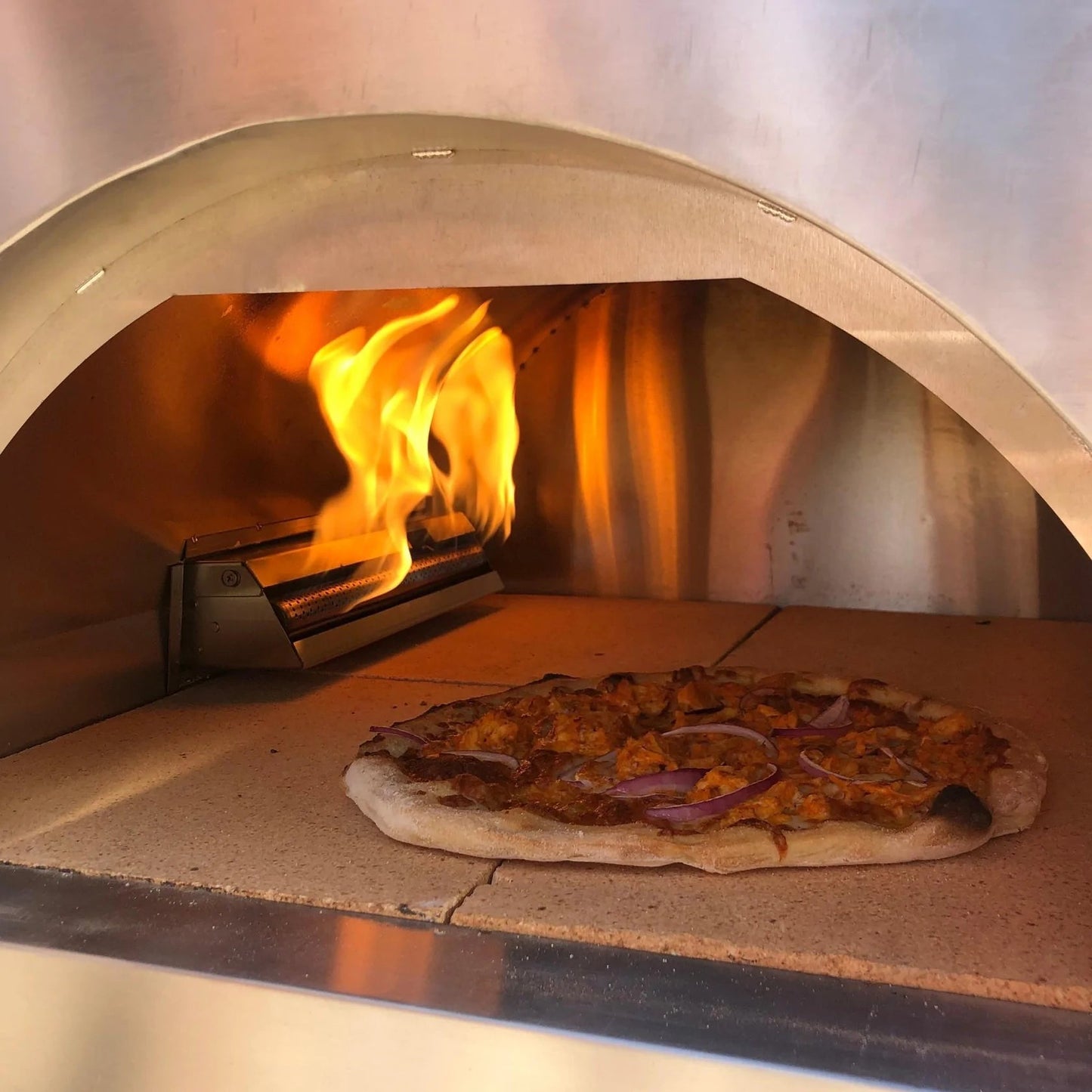 25" Hybrid Wood/Gas-Fired Oven/Pizza Oven-Novel Home