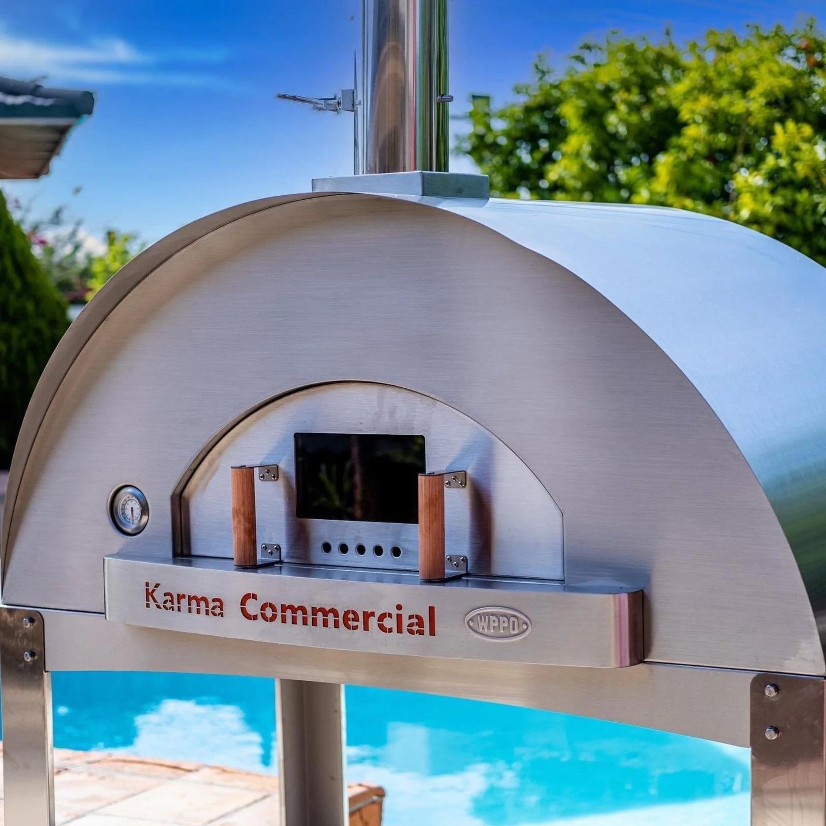 WPPO Karma 55" Commercial Wood Fired Oven-Novel Home