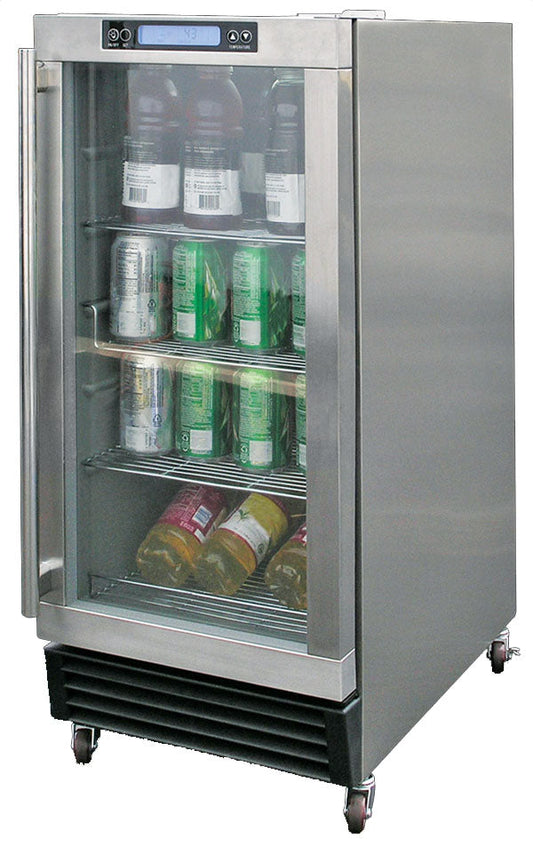 Outdoor Stainless Steel Beverage Cooler-Novel Home