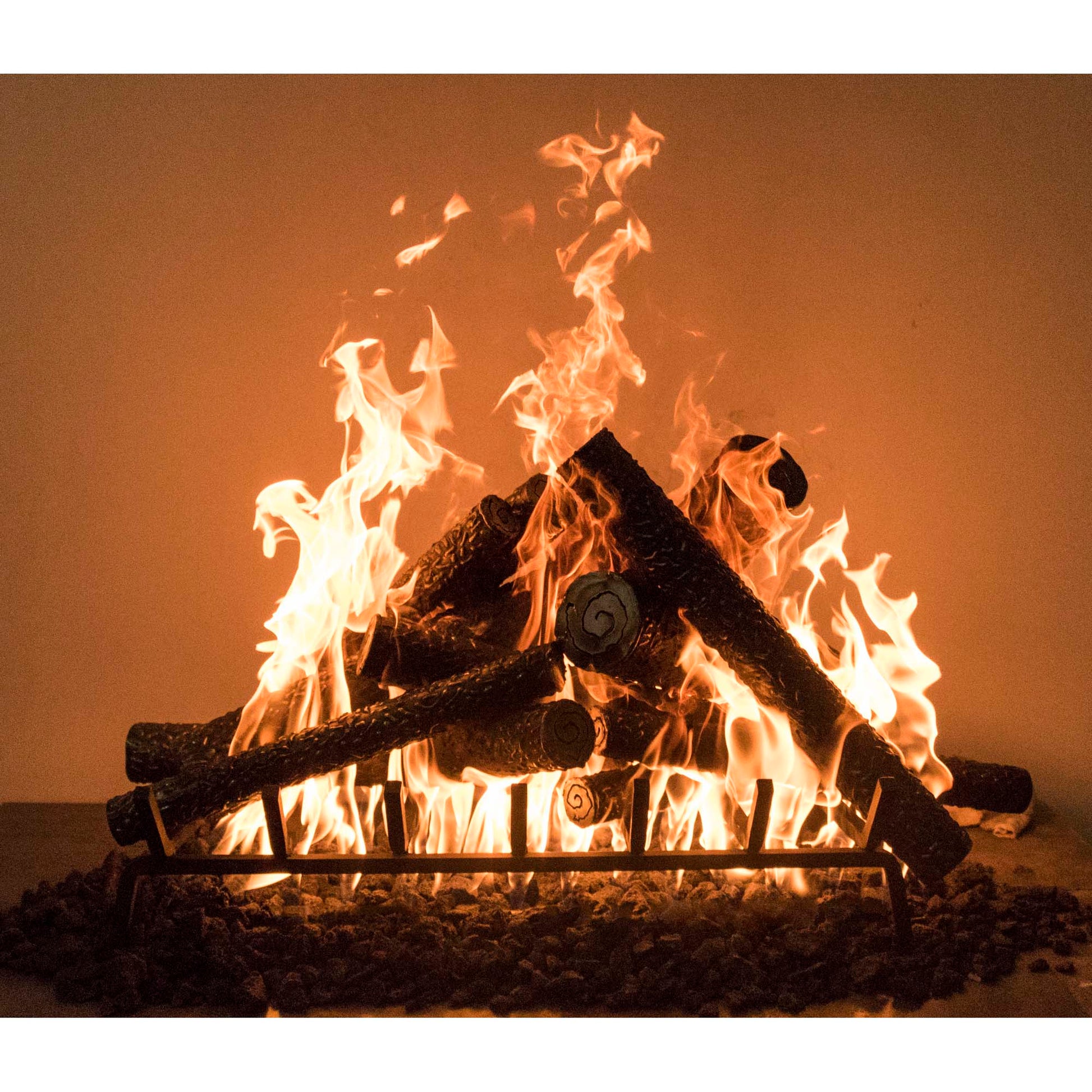 24" Fireplace Log & Tray Set-Novel Home