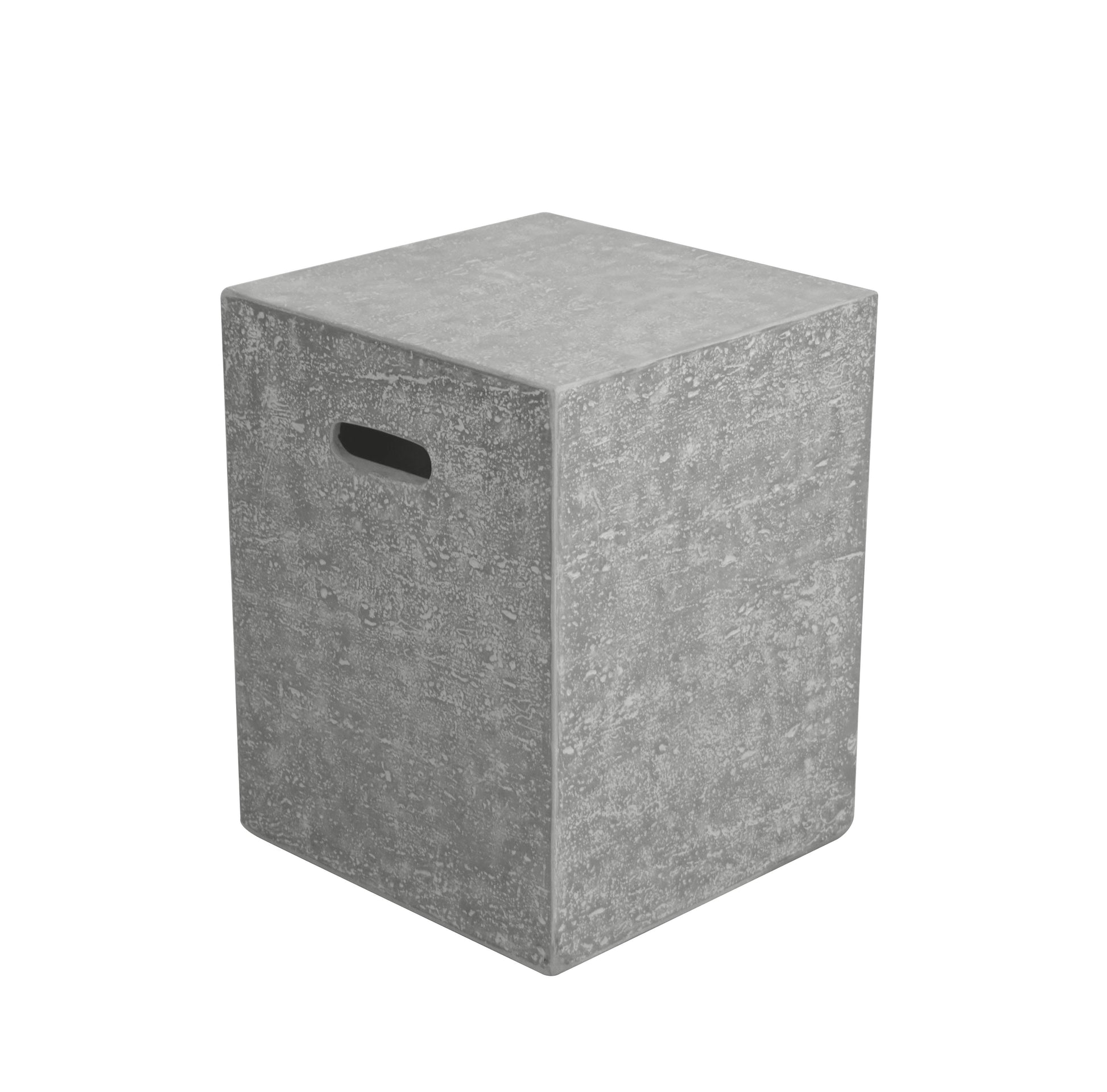 Square Tank Cover - Travertine Texture-Novel Home