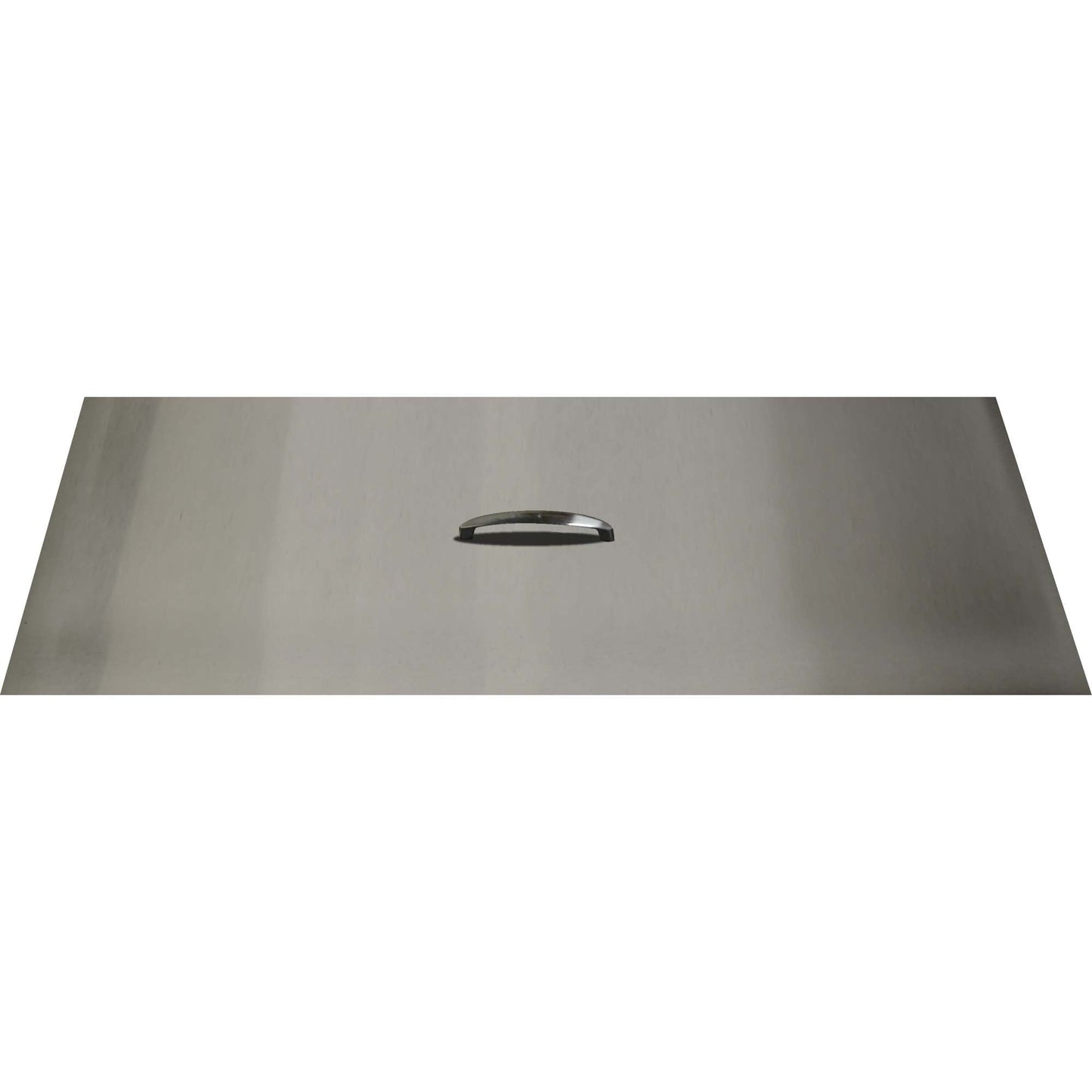 10" x 20" Rectangular Stainless Steel Cover - Stainless Steel Handle-Novel Home