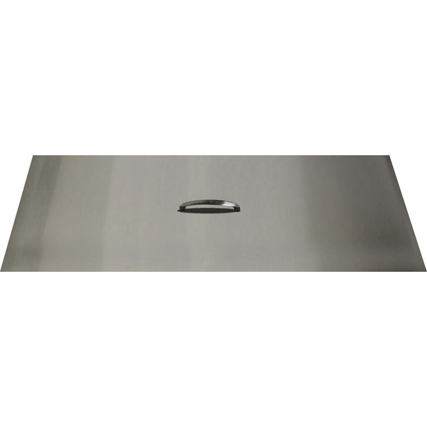 10 x 20 Rectangular Stainless Steel Cover - Stainless Steel Handle-Novel Home