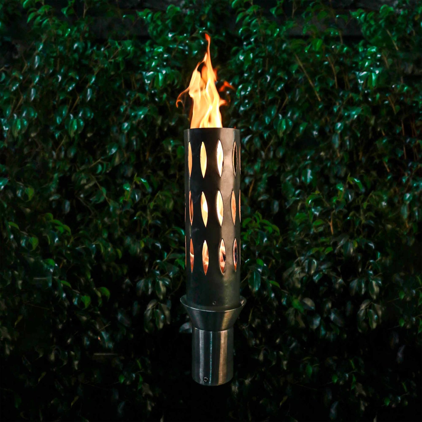 Ellipse Torch with Original TOP Torch Base - Stainless Steel-Novel Home