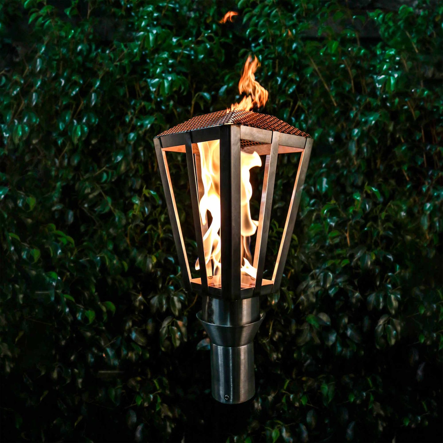 Lantern Torch with Original TOP Torch Base - Stainless Steel-Novel Home
