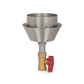 Diamond Torch with TOP-LITE Torch Base - Stainless Steel-Novel Home