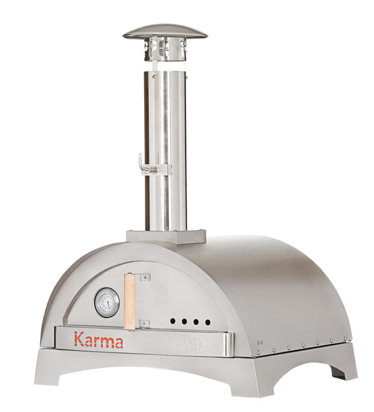 WPPO Karma 25 Stainless Steel Oven with Base-Novel Home