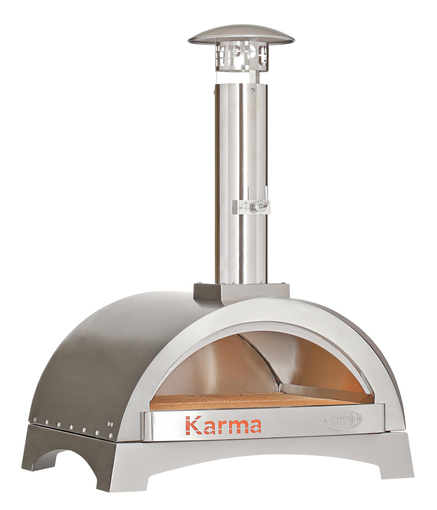 WPPO Karma 25" Stainless Steel Oven with Base-Novel Home