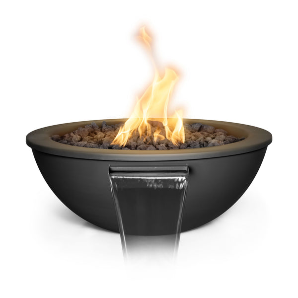 27 Sedona Powder Coated Fire and Water Bowl