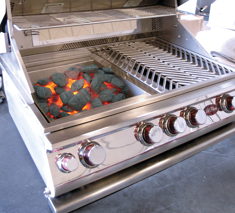 Built-in Charcoal Grill-Novel Home